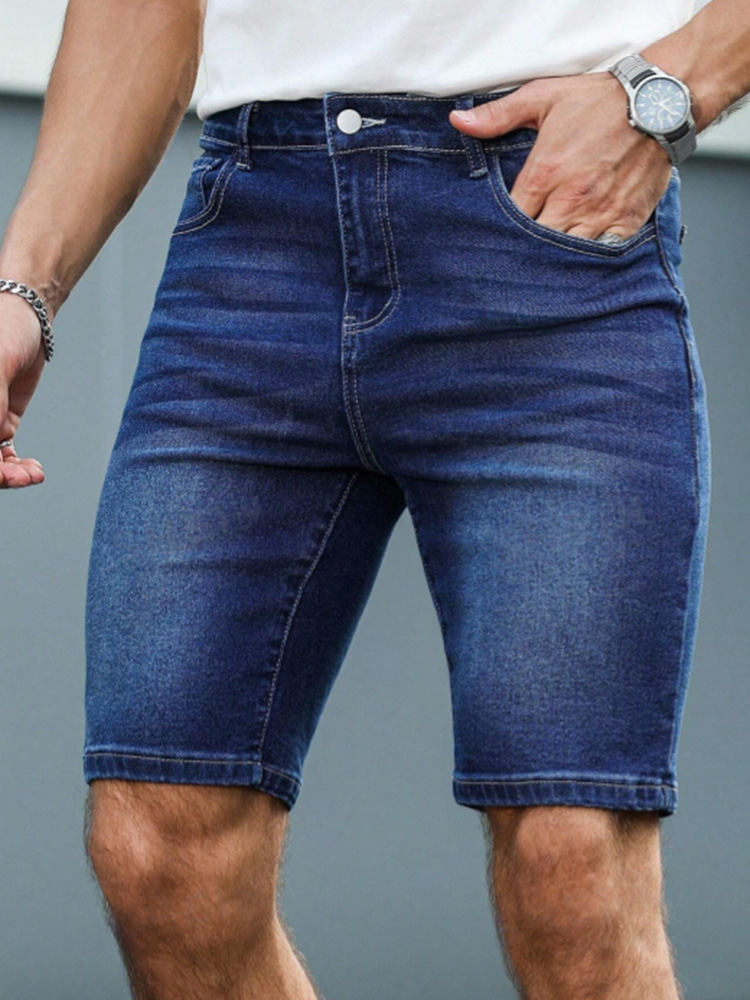Levis Jeans 501 - Herren Slim Straight Fit Washed Denim