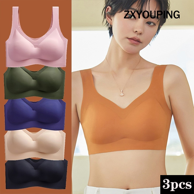 Full Coverage Bra - 3pcs sexy Sport-BH nahtlose BH mit