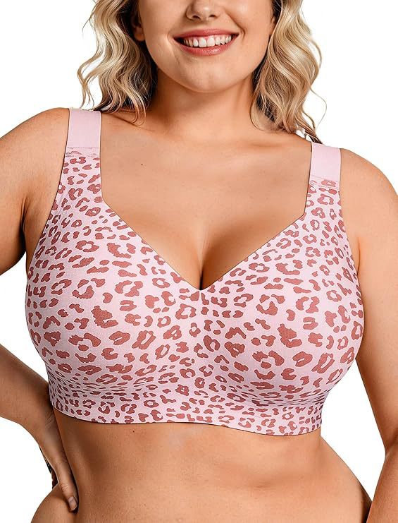 Minimizer Bra Women - Übergrößen Wireless Jelly BH für Damen,