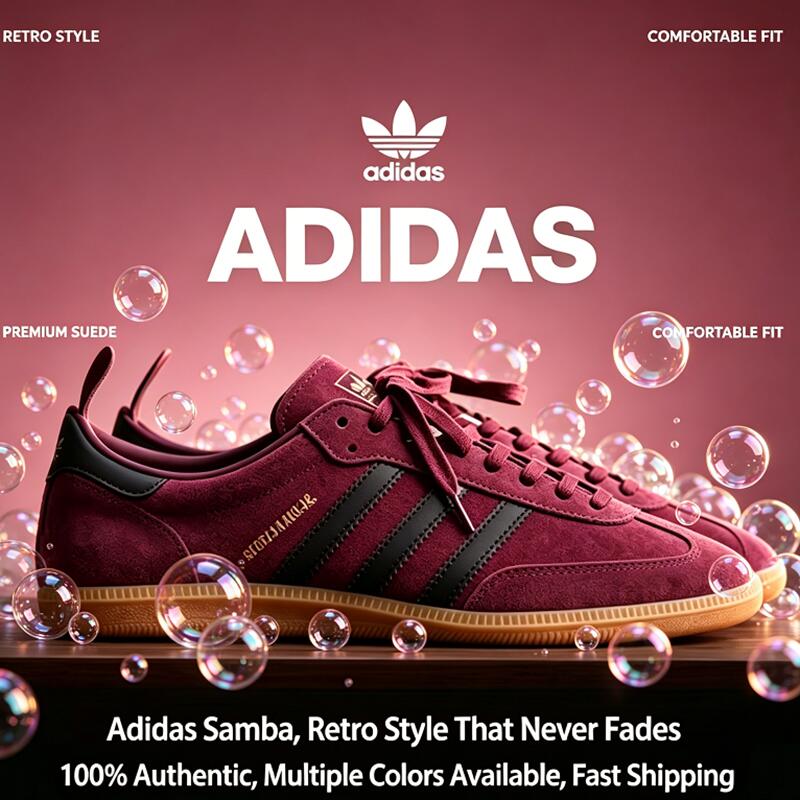 Adidas Shoes Samba - Adidas Samba Trefoil Unisex Low-Top-Sneaker, klassische,