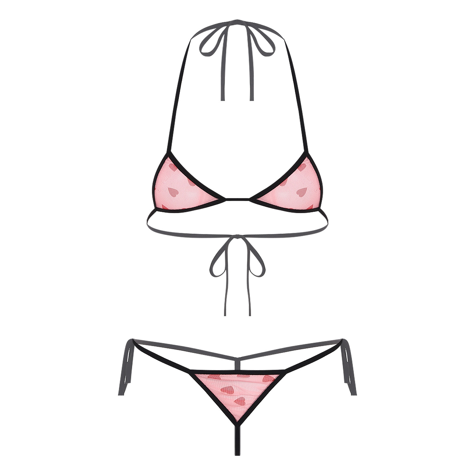 Damen Micro Mini Bikini Dessou – Sheer Bra Lace Bewertung und Preis