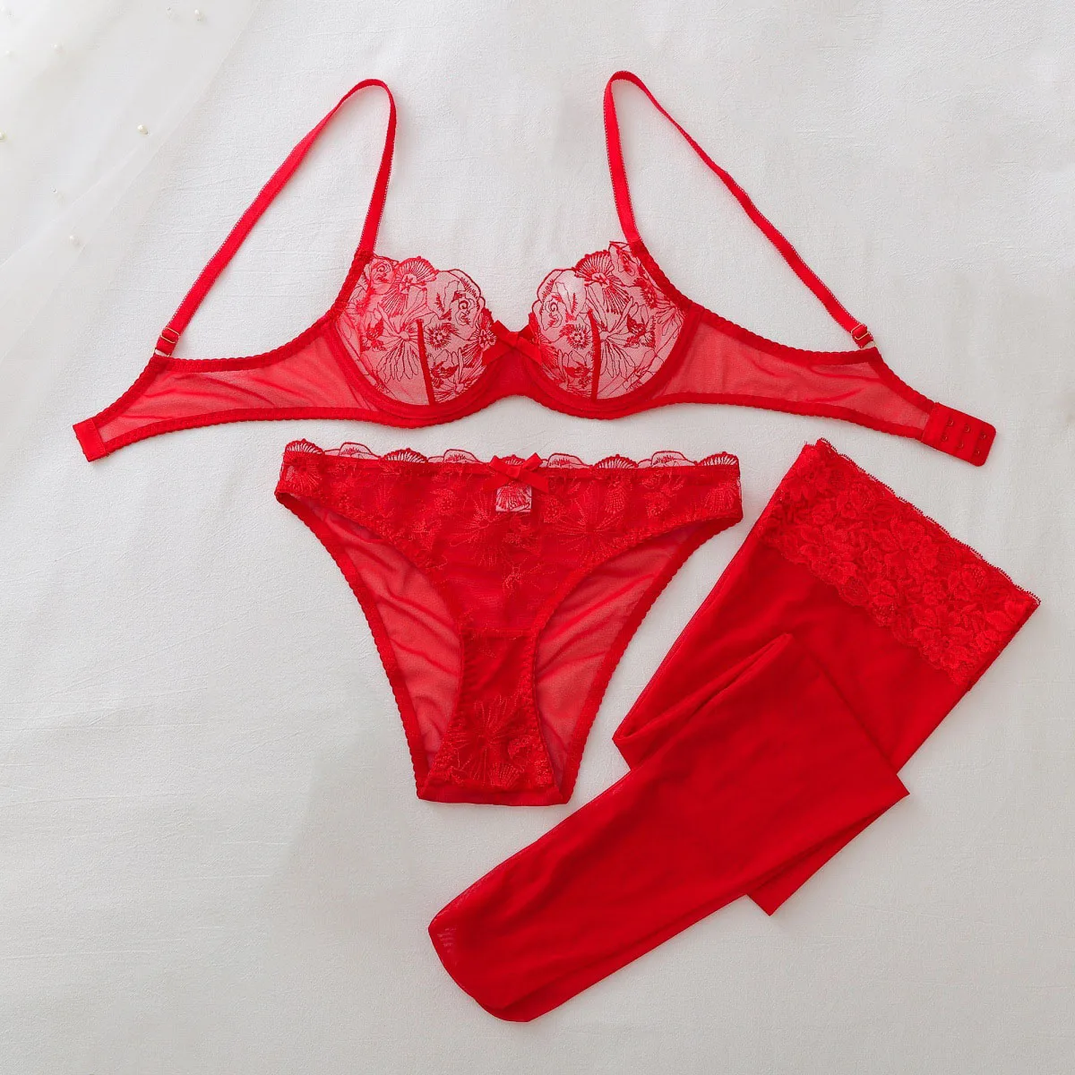 Durchsichtiges Mesh-Erotik-Set – Sheer Mesh Bra Bewertung und Preis