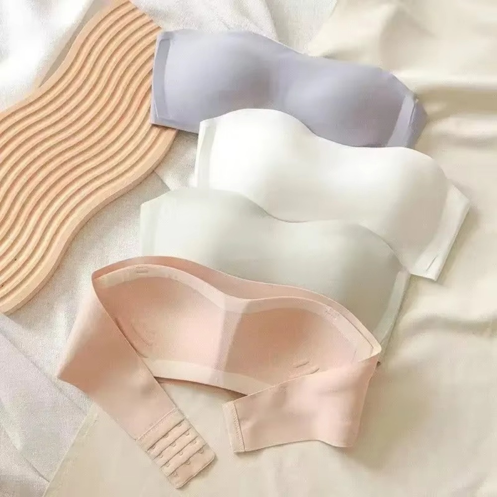 Einfarbiger, trägerloser, umwi – Plunge Bra Push Up Bewertung und Preis