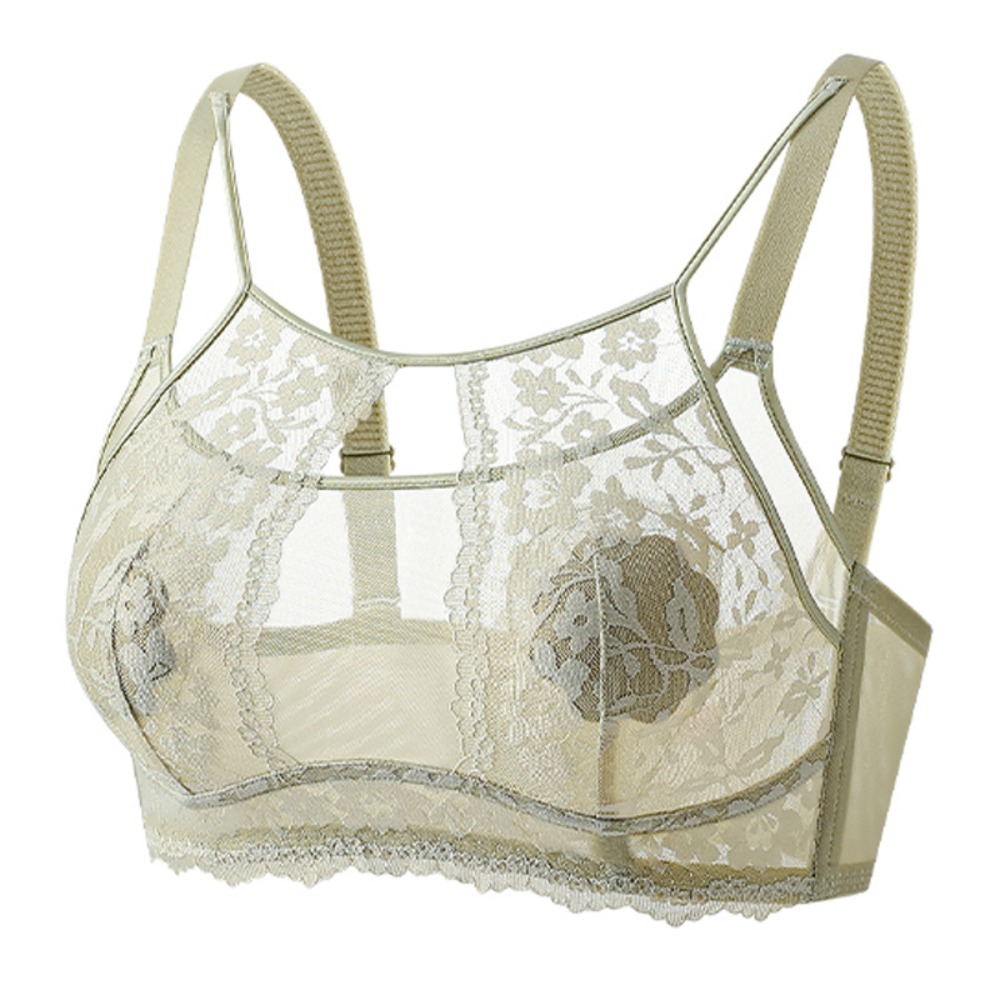 Mode Mesh Blume Drahtlose Tief – Sheer Mesh Bra Bewertung und Preis